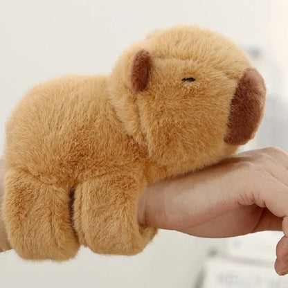 Baby Capybara 9" Snap-Bracelet Plushie Stuffed Animal