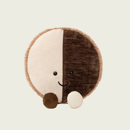 Black & White Cookie Plushie