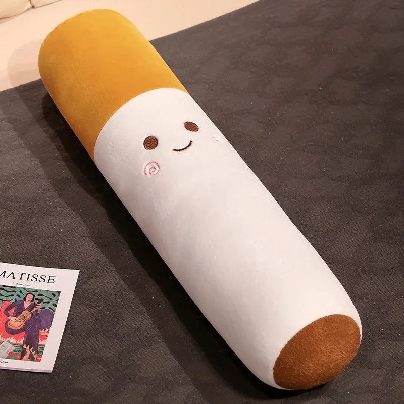 Smiley Cigarette Plush Body Pillow