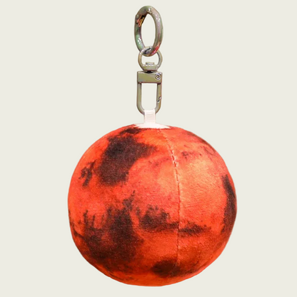 Micro Mars Planet Plush Keychain