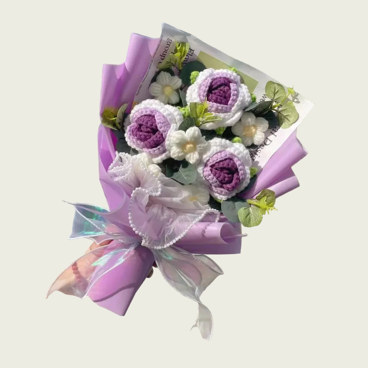 Purple Roses Plush Florist