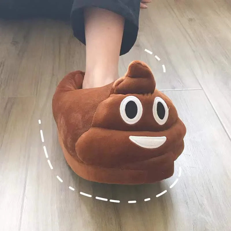 Poop Plush Slippers