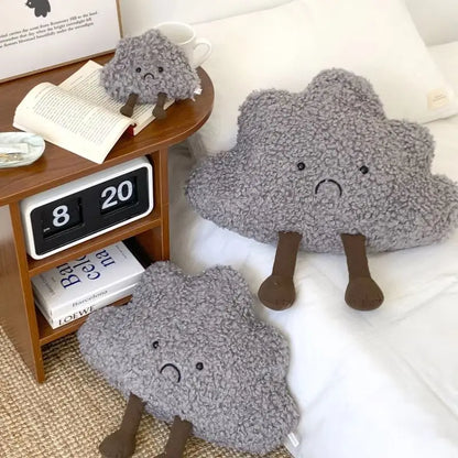 Frowning Dark Storm Cloud Plushie