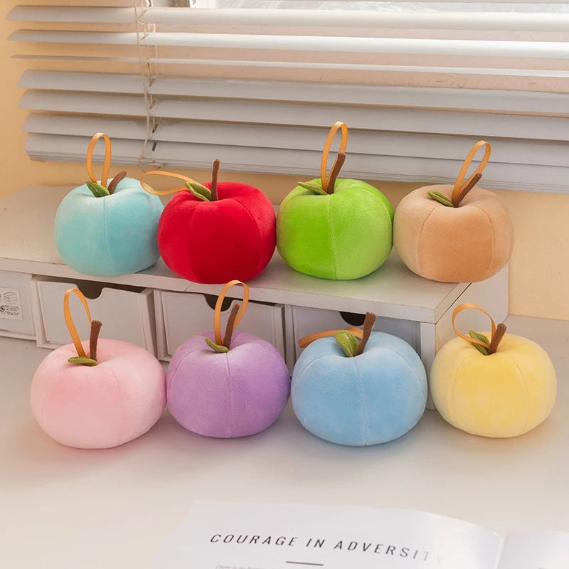 Mini Apple Plush Christmas Ornament