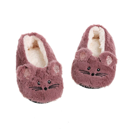 Mouse Plush Slippers