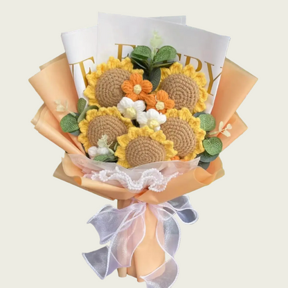 Peach Sunflowers Plush Florist