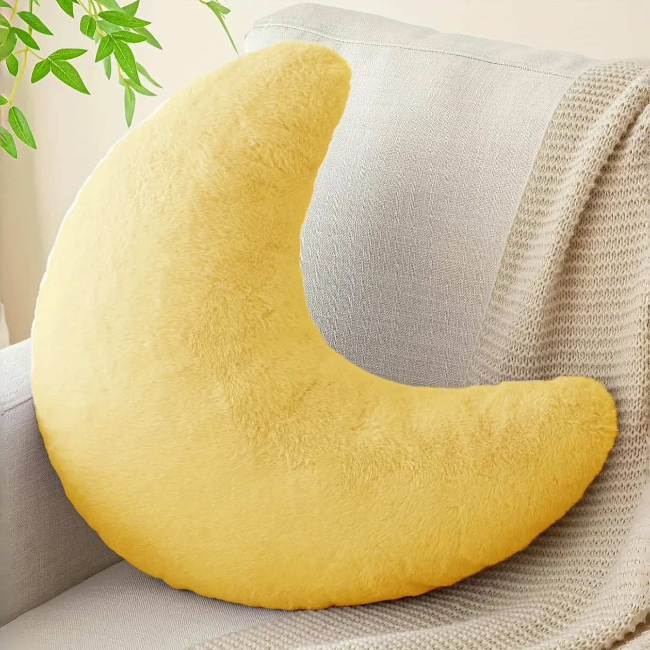 Waning Crescent Moon Plush Toy