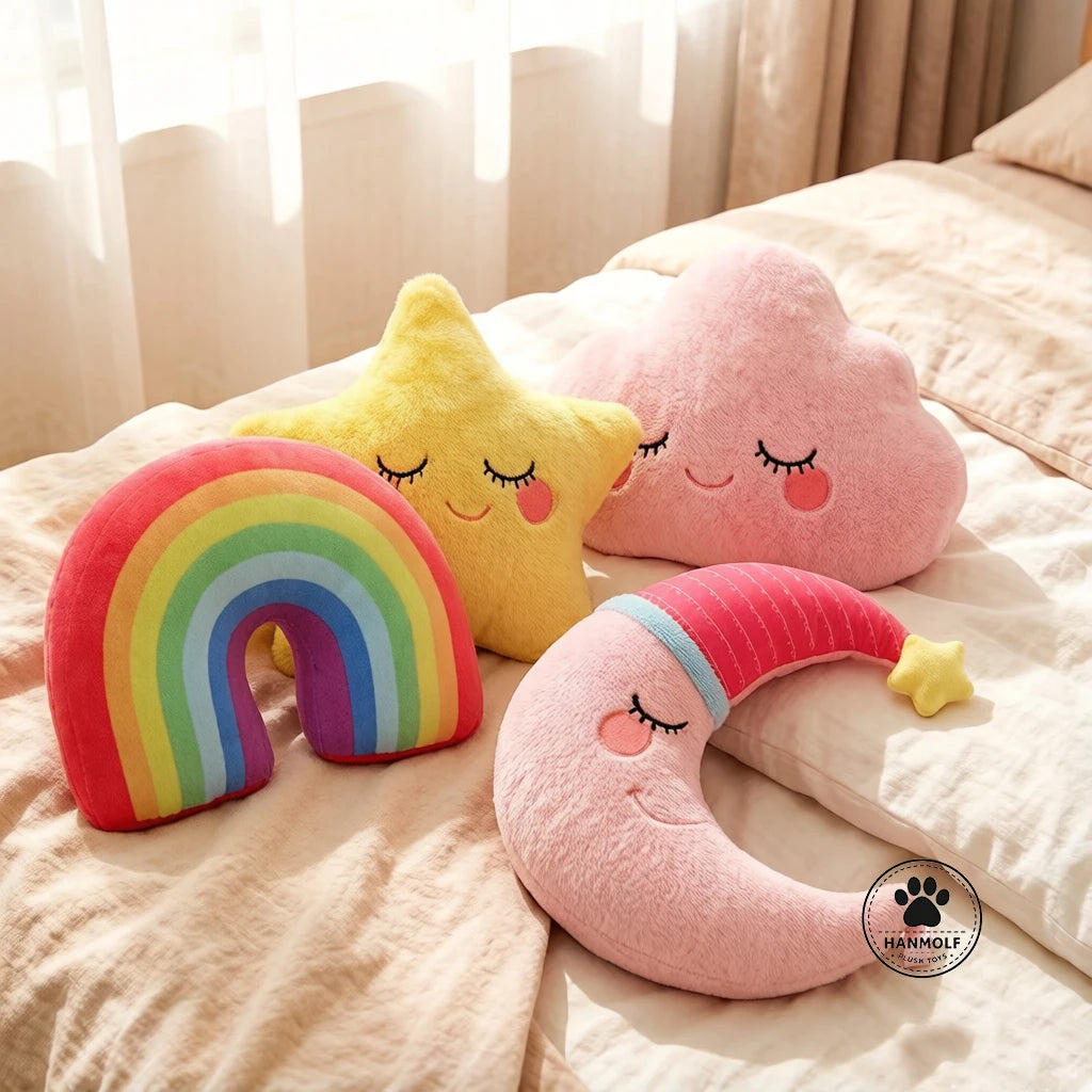 Rainbow Semi-Circle Color Plush Toy