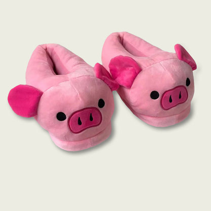 Pig Plush Slippers