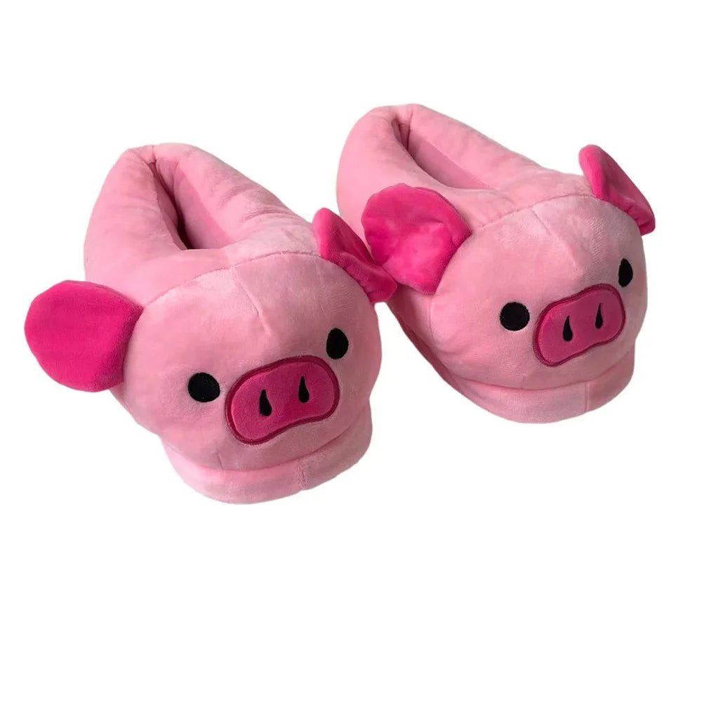 Pig Plush Slippers