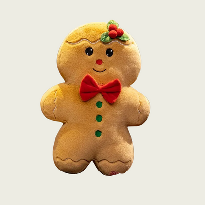 Dapper Gingerbread Man Plushie Decoration