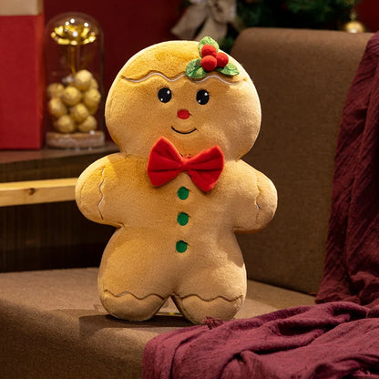Dapper Gingerbread Man Plushie Decoration