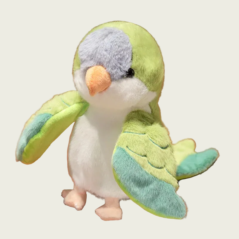 Green Budgerigar Hand Puppet