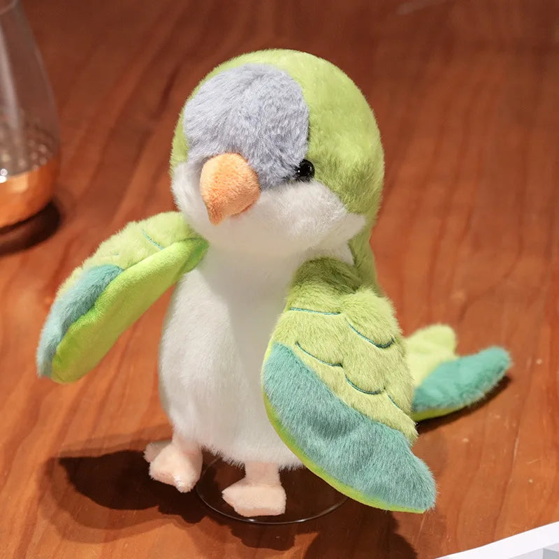Green Budgerigar Hand Puppet