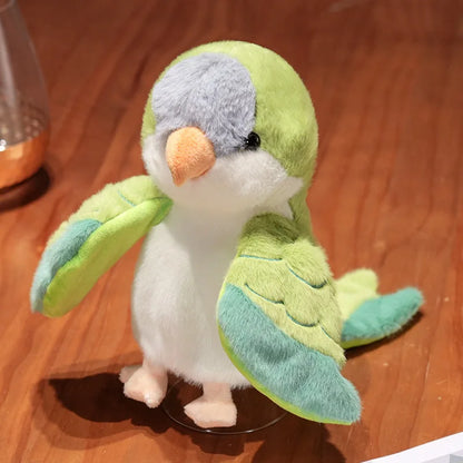 Green Budgerigar Hand Puppet