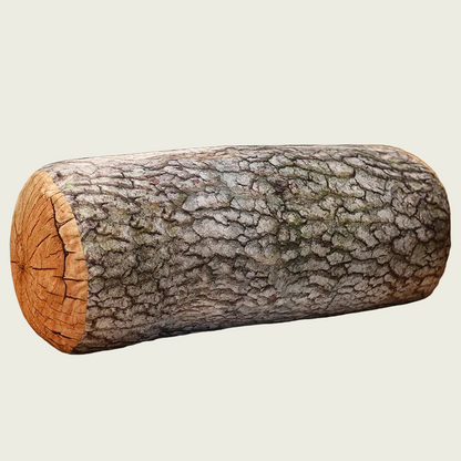 White Pine Tree Wooden Log Plush
