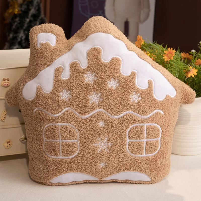 Gingerbread House Chestnut Brown Plush