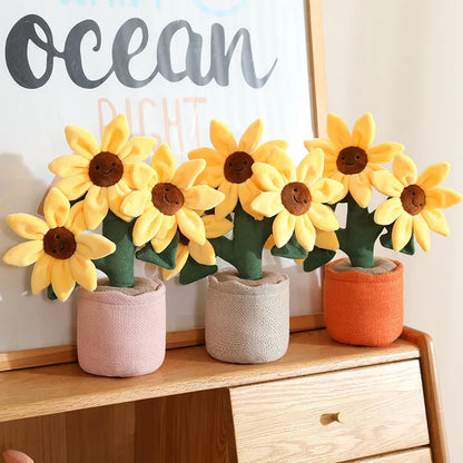 Sunflower Potted Plant Plushie