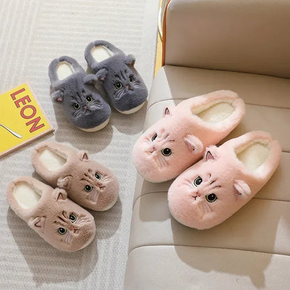 Cat Plush Slippers