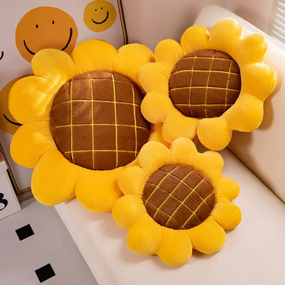 Sunflower Plush Pillow Cushion