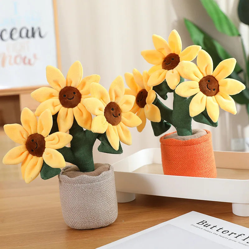 Sunflower Potted Plant Plushie