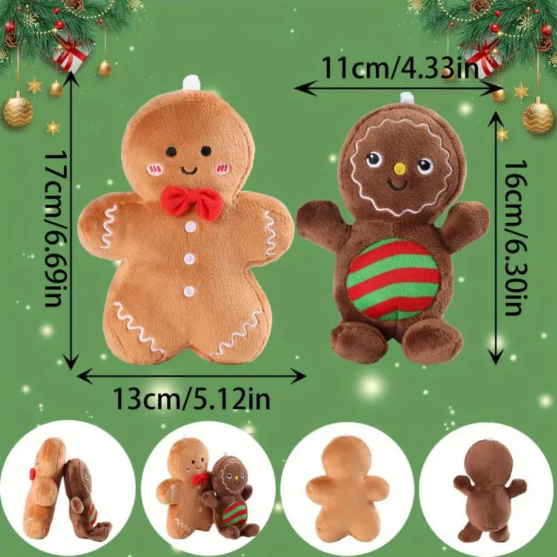 Mini Chocolate Gingerbread Man Plushie