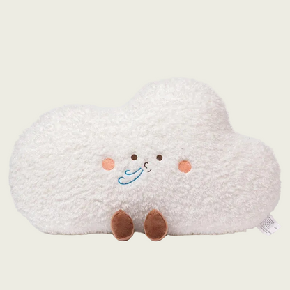 Breezy White Cloud Plushie Blowing Air