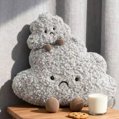 Frowning Dark Storm Cloud Plushie