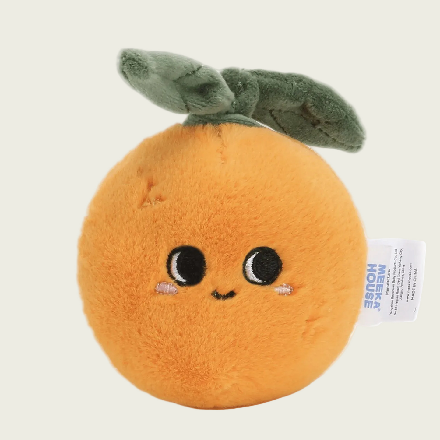 Smiling Cartoon Orange Plushie