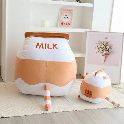 Milk Bottle Cat Plush