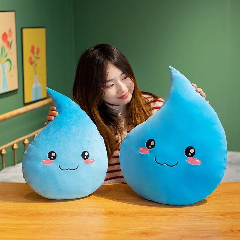 Smiling Water Drop Plushie