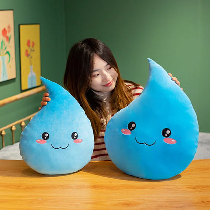 Smiling Water Drop Plushie