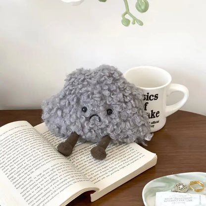 Frowning Dark Storm Cloud Plushie
