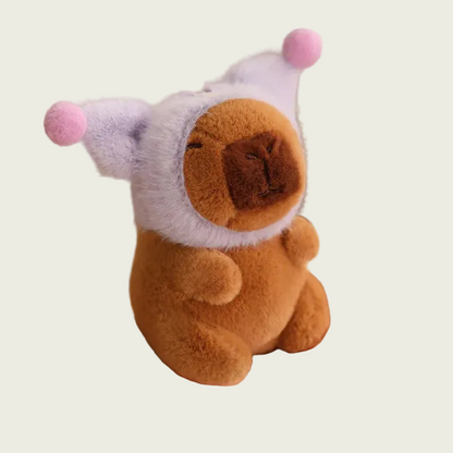 Purple Mouse Hat Happy Capy