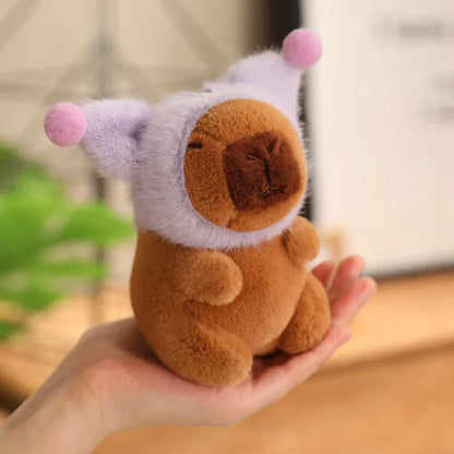 Purple Mouse Hat Happy Capy