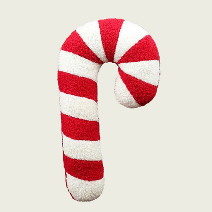 Candy Cane Plush Pillow