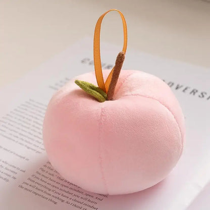 Mini Apple Plush Christmas Ornament