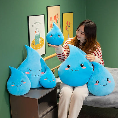 Smiling Water Drop Plushie