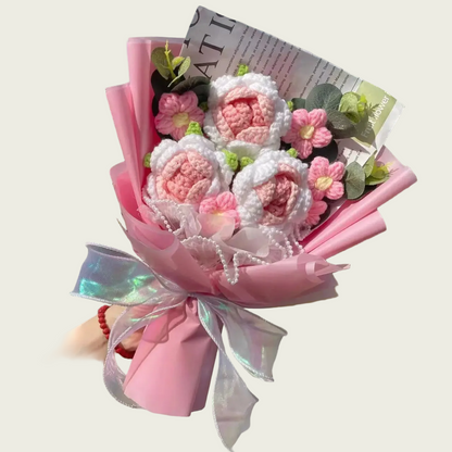 Pink Roses Plush Florist