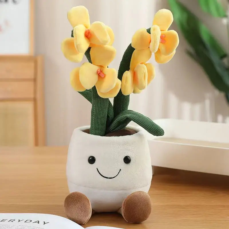 Orchid Potted Plant Plushie
