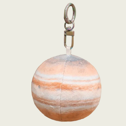 Micro Jupiter Planet Plush Keychain