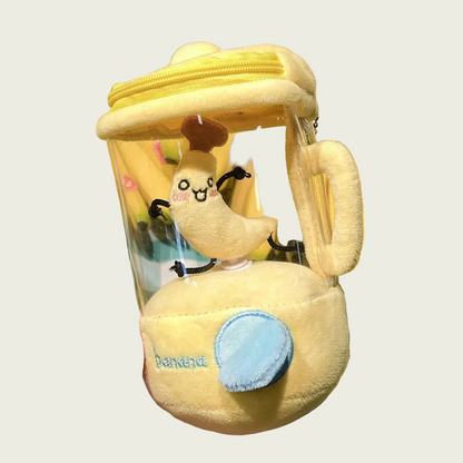 Banana Plush Smoothie Blender with Drawstring Cord