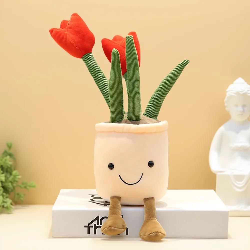 Tulip Potted Plant Plushie