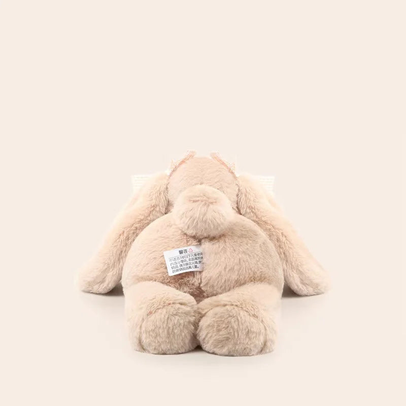 Shy Floppy-Eared Rabbit with Bows Stuffed Animal
