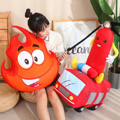 Cartoon Fire Extinguisher Plushie