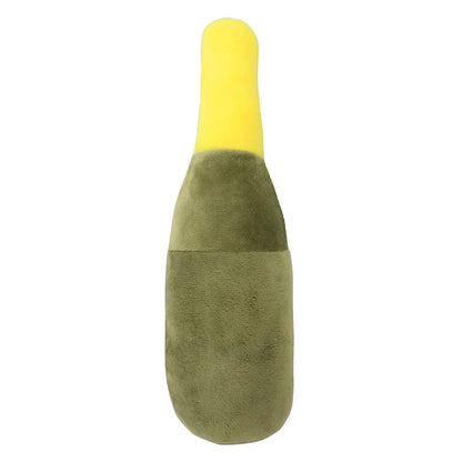 Brut Champagne Dog Plushie Squeaker Toy