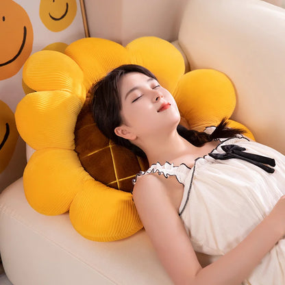 Sunflower Plush Pillow Cushion