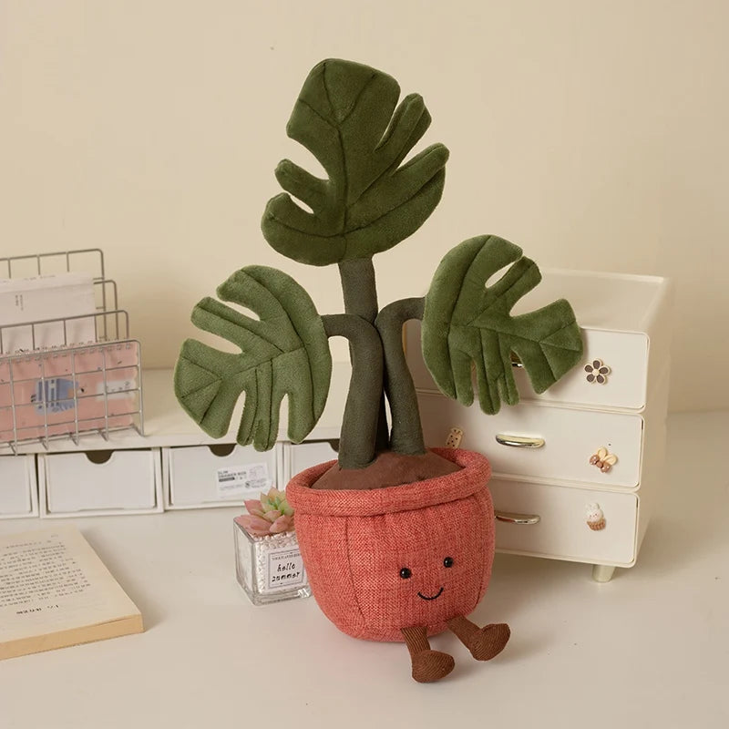 Monstera Potted Plant Plushie