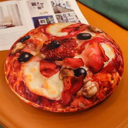 Capricciosa Pizza Plush Cushion