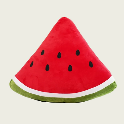 Black Seeded Watermelon Quarter Slice Plush